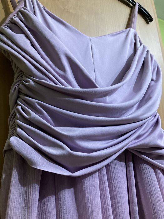 Liliowa wrzosowa sukienka Vila Clothes XS