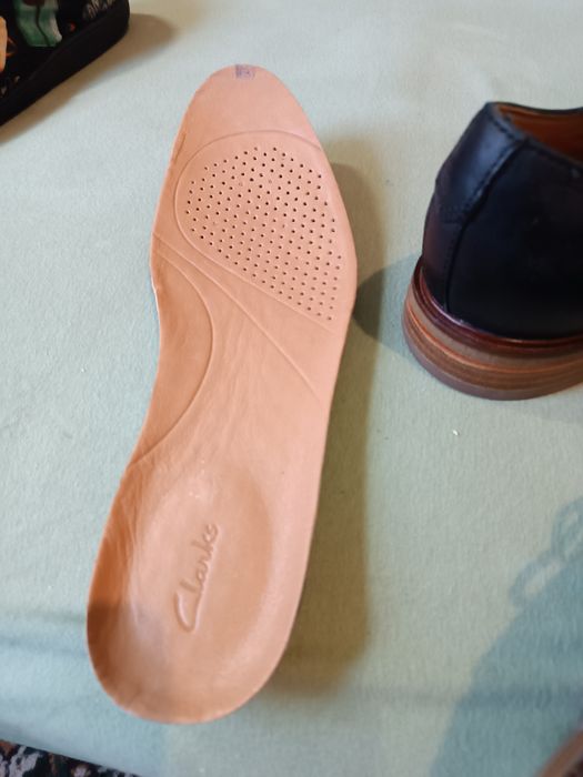 Чоловічі туфлі Clarks 43 розмір. Шкіра