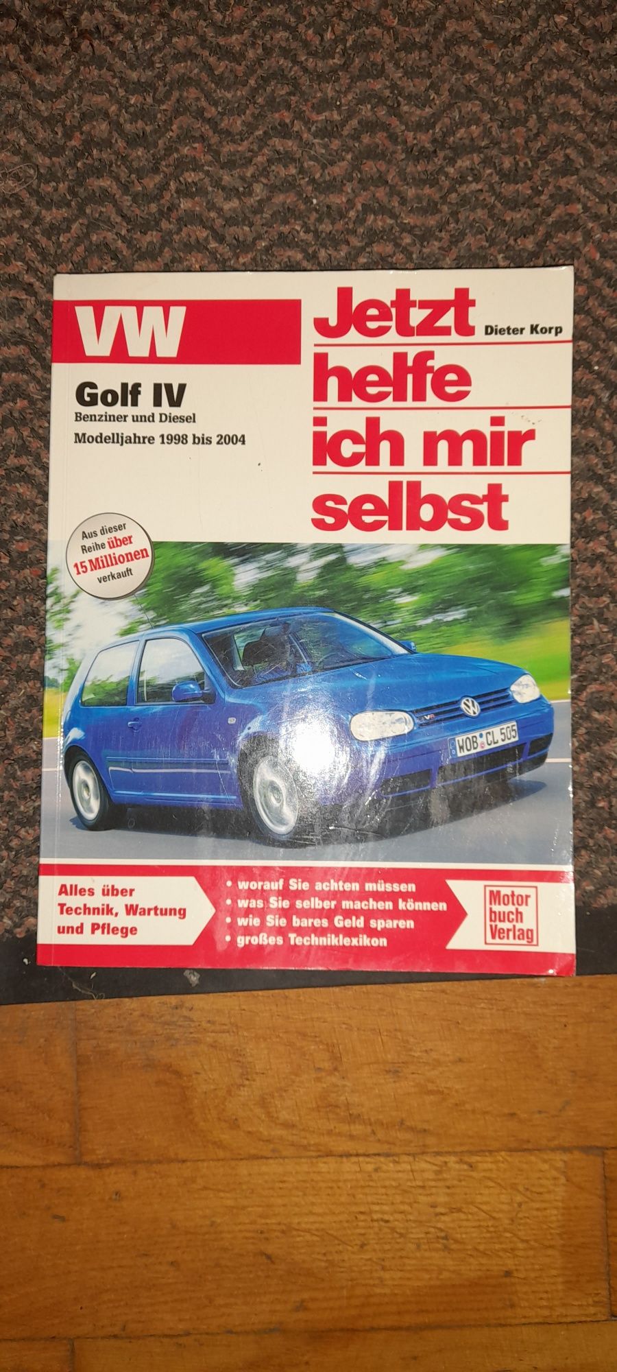 Сервісна книжка, інструкція до експлуатації Vw golf