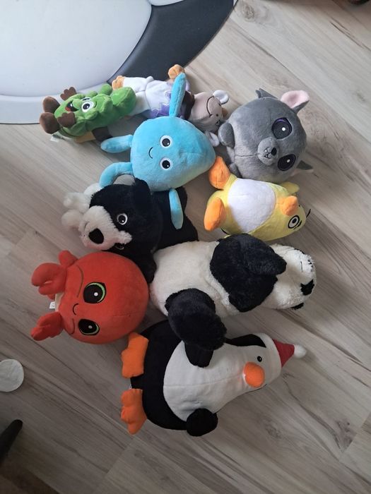 Maskotki różne komplet