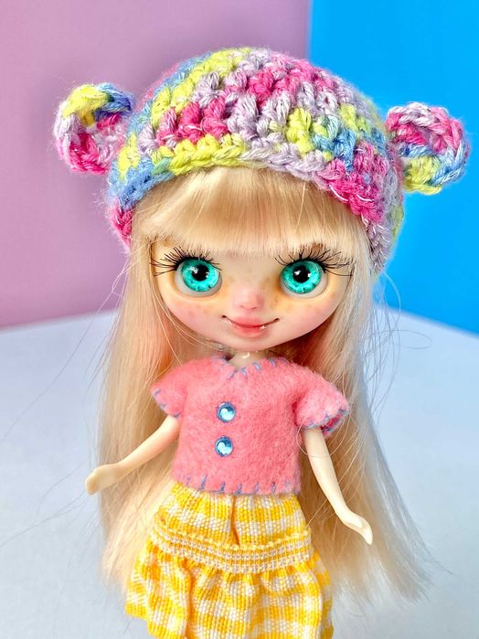 Lalka Petite Blythe custom ooak doll repaint nowa