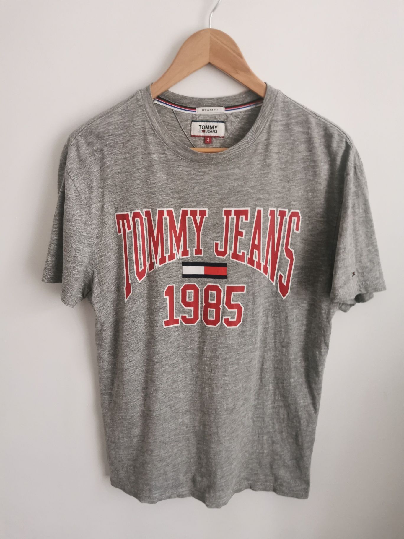 Tommy Jenas t-shirt koszulka krótki rękaw sportowa logowana męska S