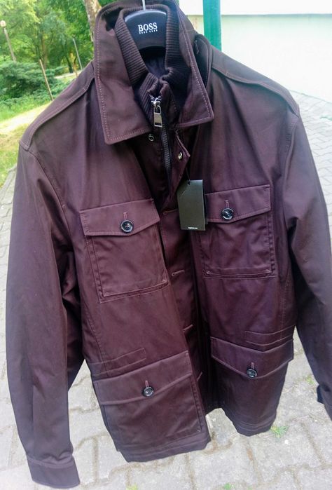 Hugo Boss ocieplana   kurtka męska casual premium