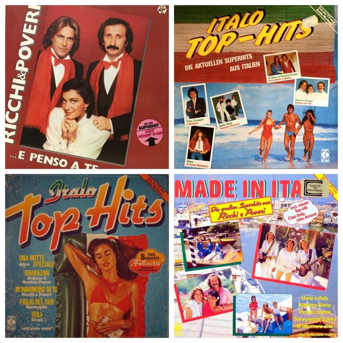 LP Итальянцы 80х Pupo,Gazebo,Celentano,Al bano &R.Power,Ricchi Poveri