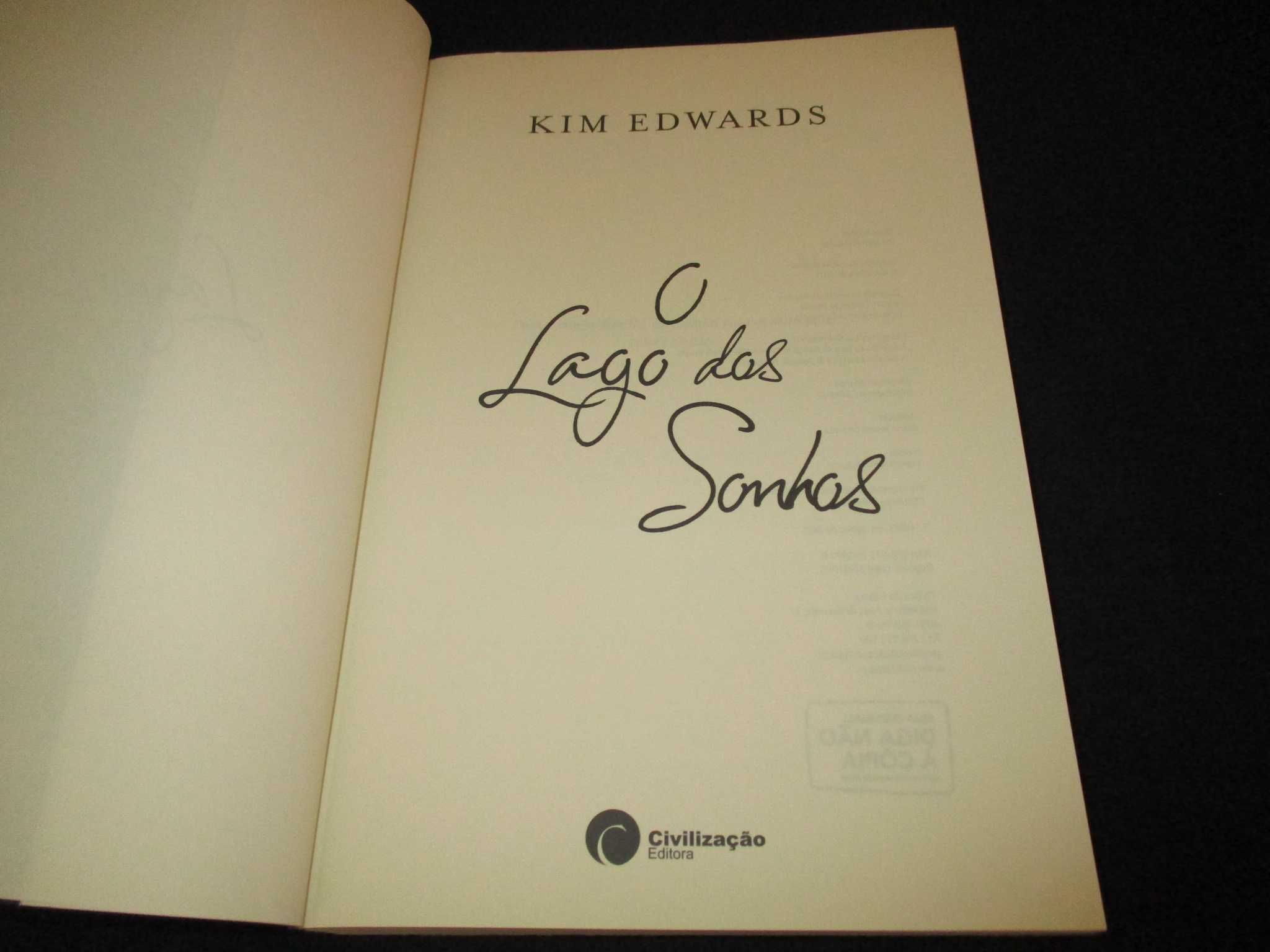 Livro O Lago dos sonhos Kim Edwards Civilização