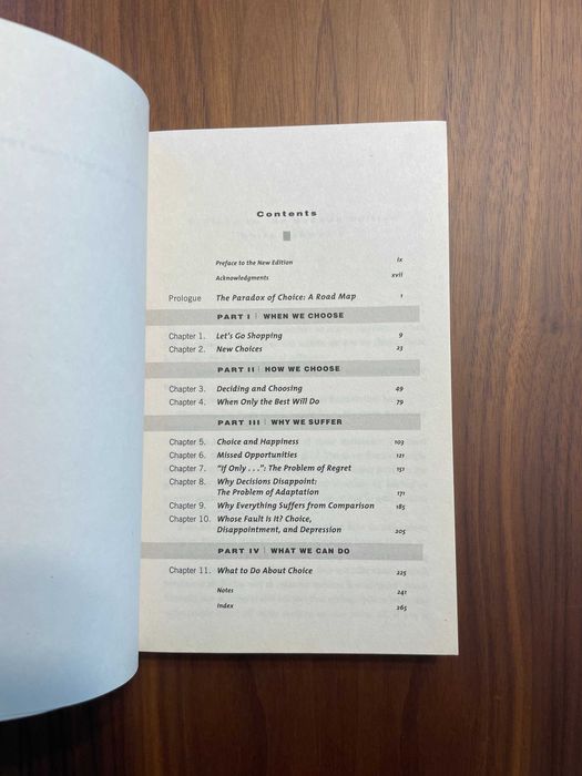 Livro The Paradox Of Choice - Why More Is Less