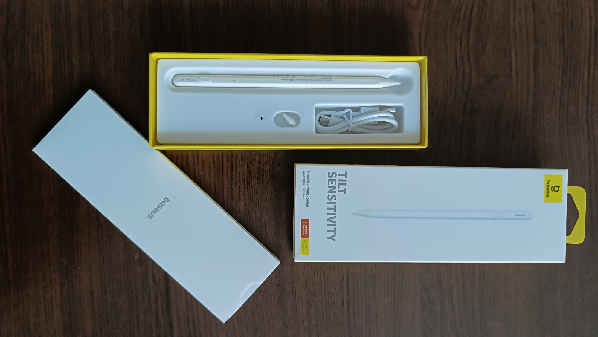Rysik Baseus Smooth Writing 2 Series Stylus z  wskaźnikami Led Aktywny