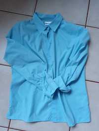 Błękitna koszula oversize bon prix cotton africa okazja!