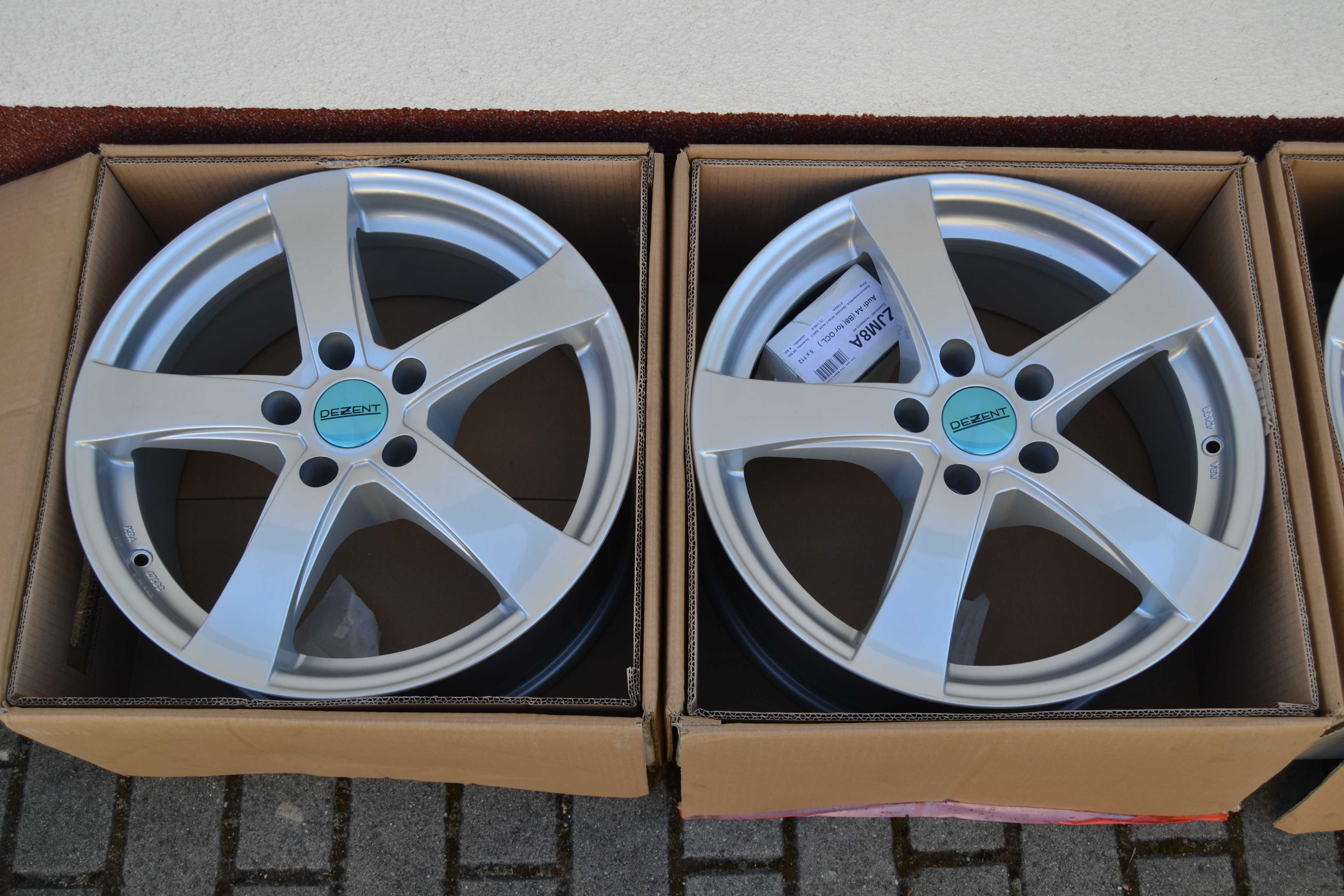 Felgi alu NOWE Dezent 17cali 5x112 et35 vw audi skoda seat mercedes