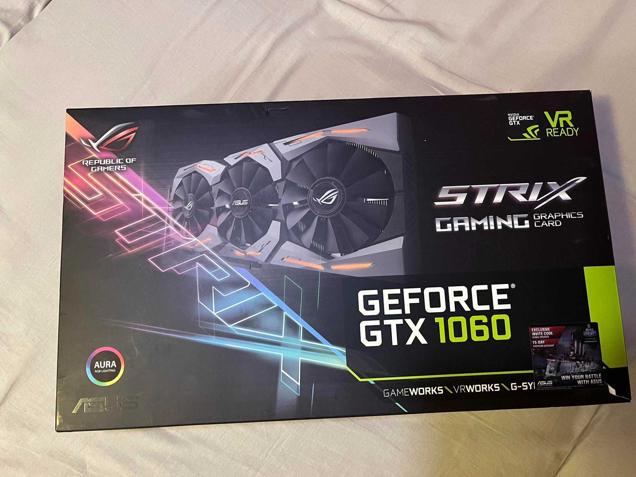 Karta graficzna Asus ROG STRIX-GTX1060-O6G-GAMING 6 GB