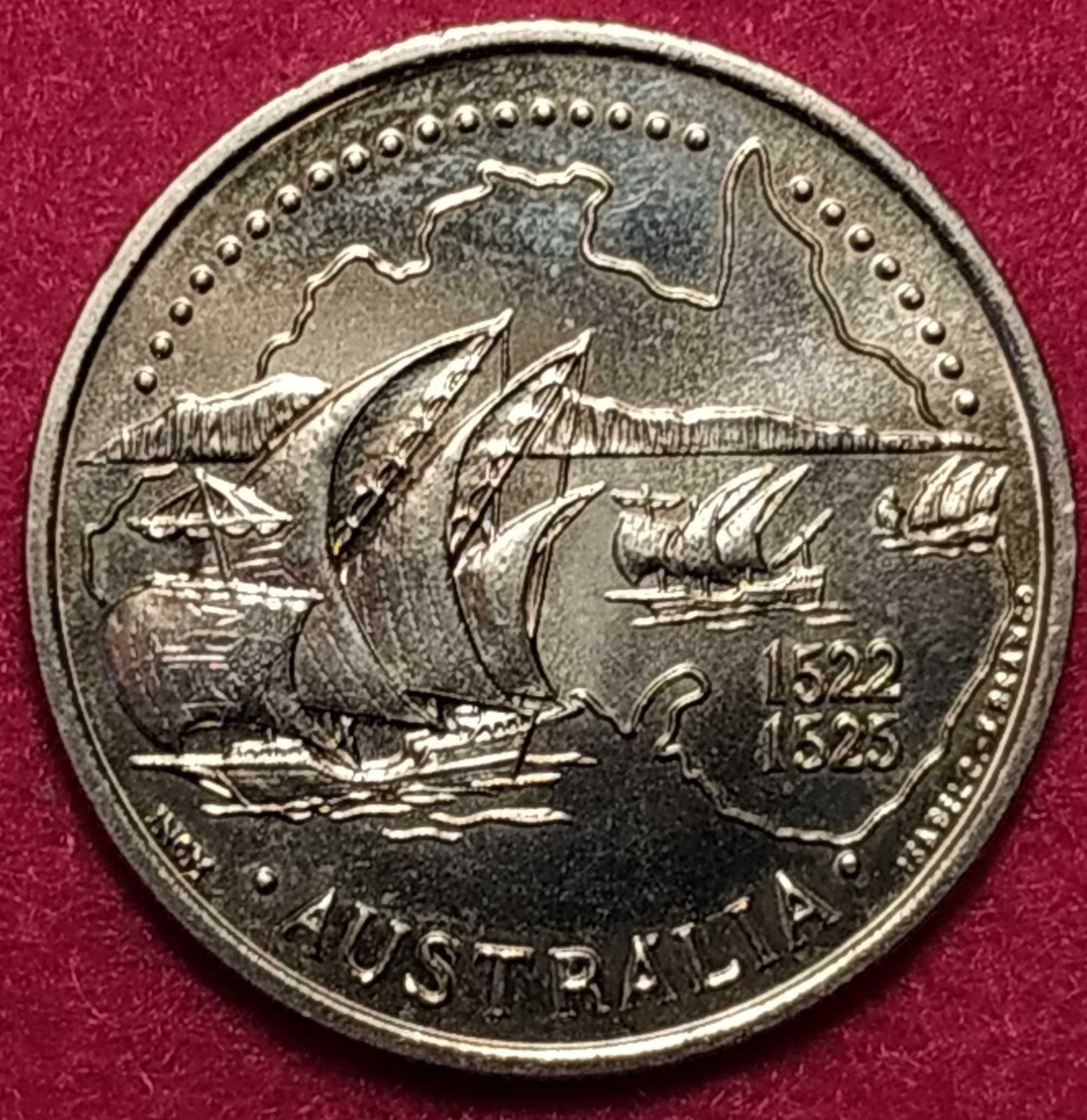Portugal - moeda de 200 escudos de 1995 Austrália (barcos)