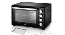 PIEKARNIK ELEKTRYCZNY Termoobieg Rożno GRILL 48L Czarny 2000 W Nowy