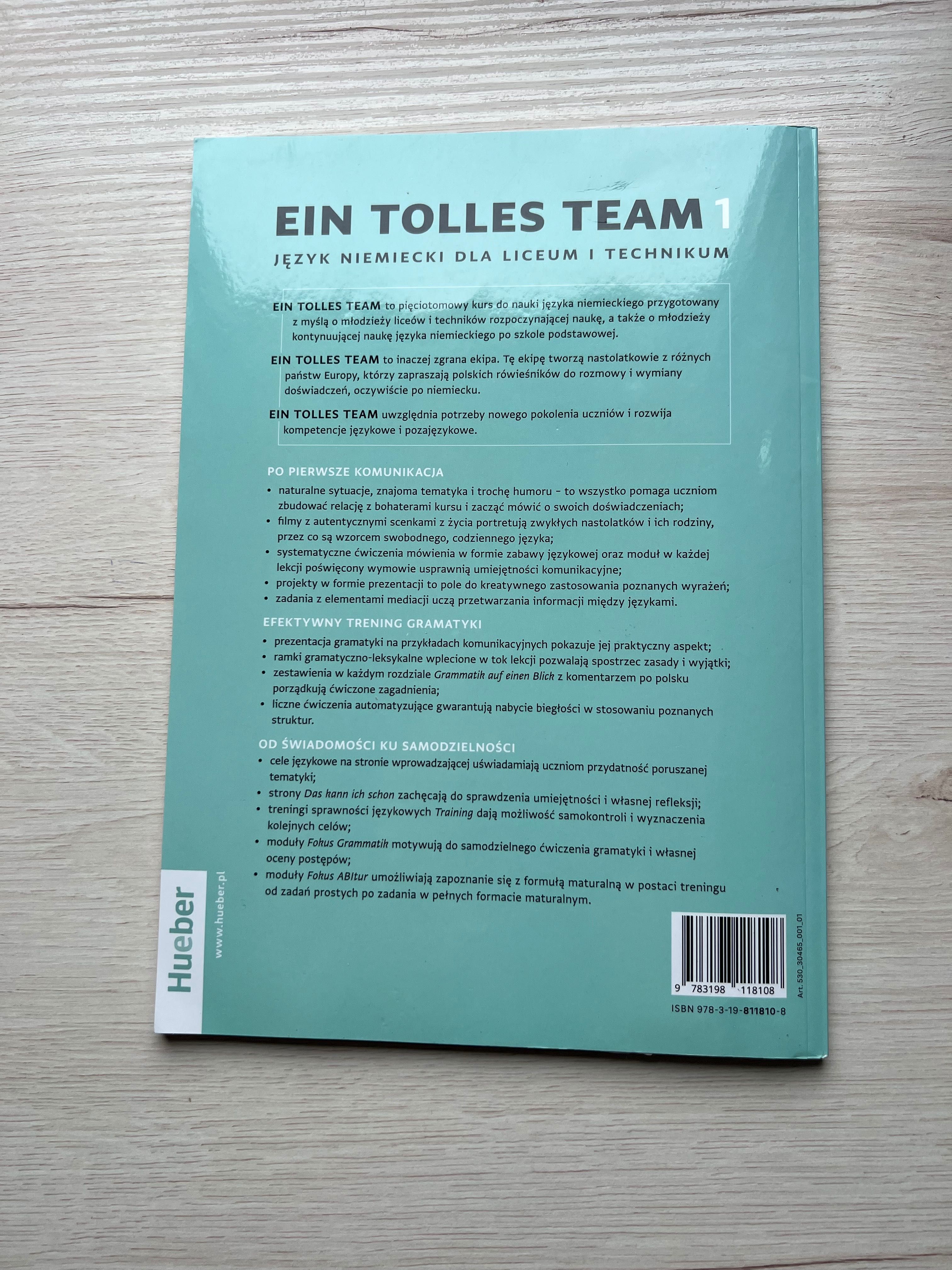 Ein tolles team 1 podręcznik język niemiecki