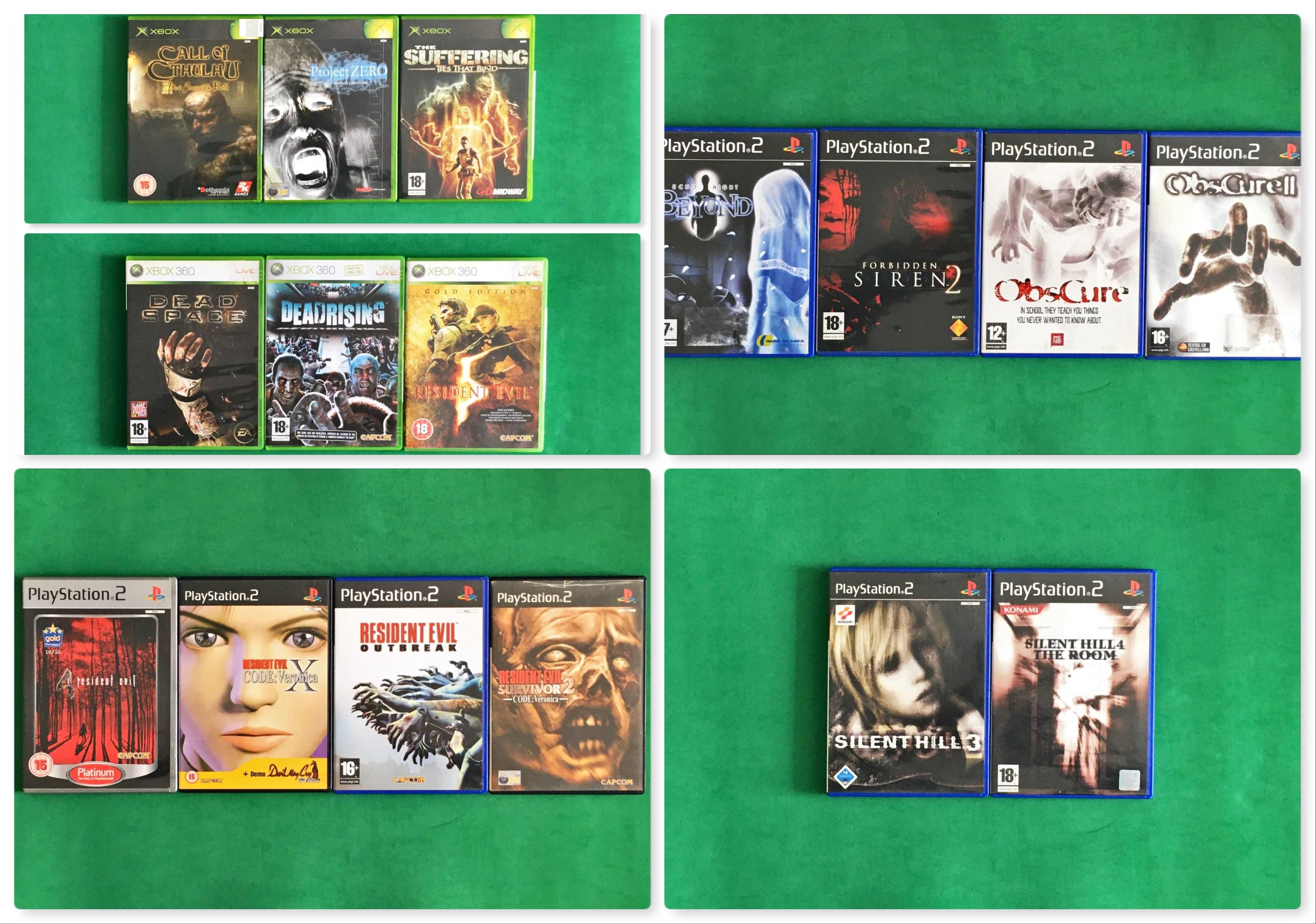 Terror Horror SurvivalHorror SilentHill ResidentEvil JOGOS DIVERSOS