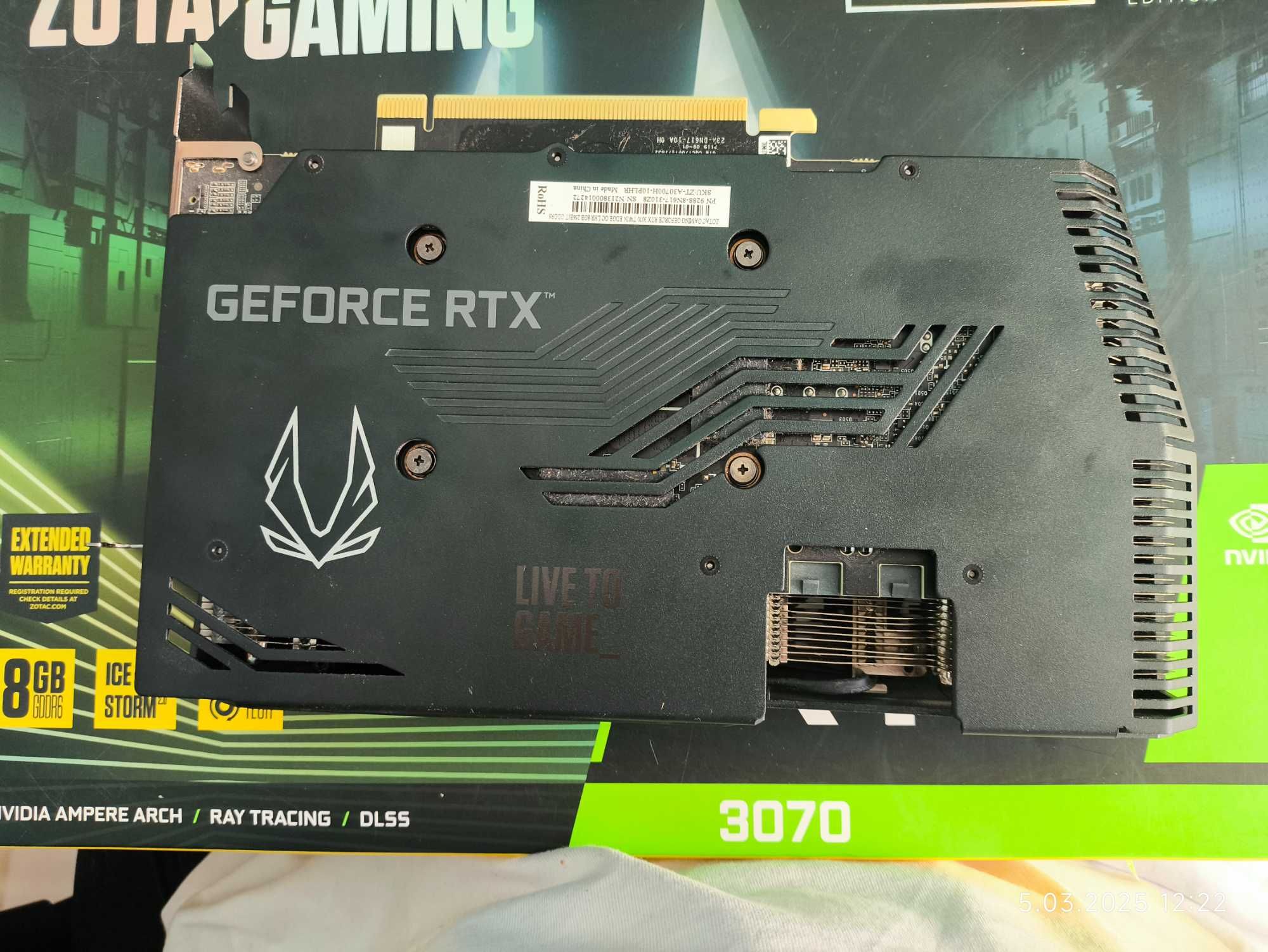 Zotac RTX 3070 Twin Edge OC