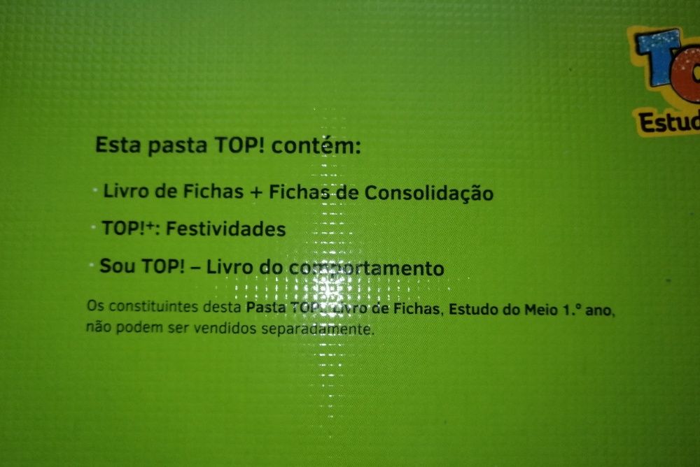 Livro de Fichas/Fichas de Consolidação - TOP! - Estudo do Meio - 1.º A