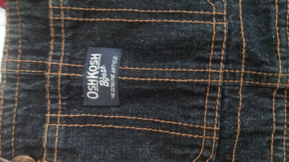 Брендовые детские джинсы с подтяжками 100% cotton.