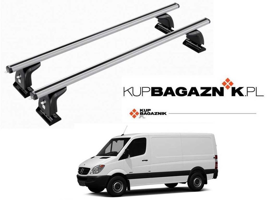 Bagażnik Dachowy Mercedes Sprinter 2006 do 2018 BUS bazowy belki dach