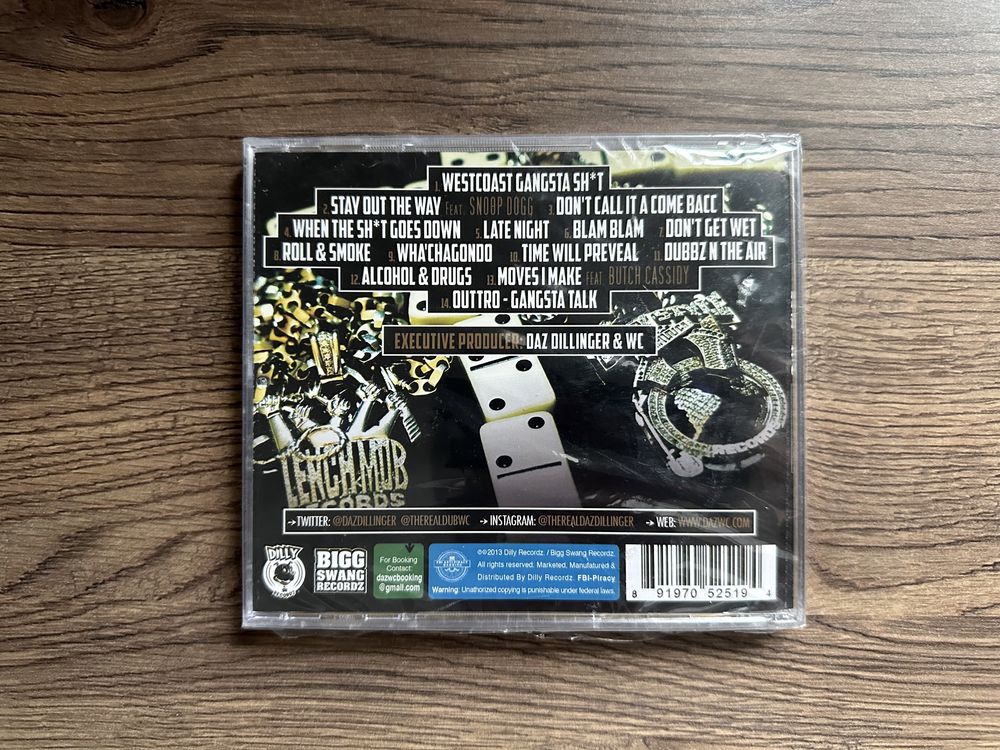 Daz n WC – Westcoast Gangsta Sh*t Dillinger CD DPG West Coast Nowa