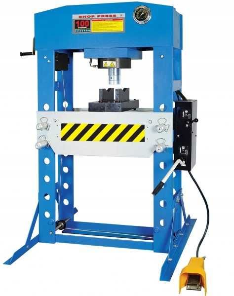 Prasa hydrauliczno pneumatyczna 100T WARSZTATOWA