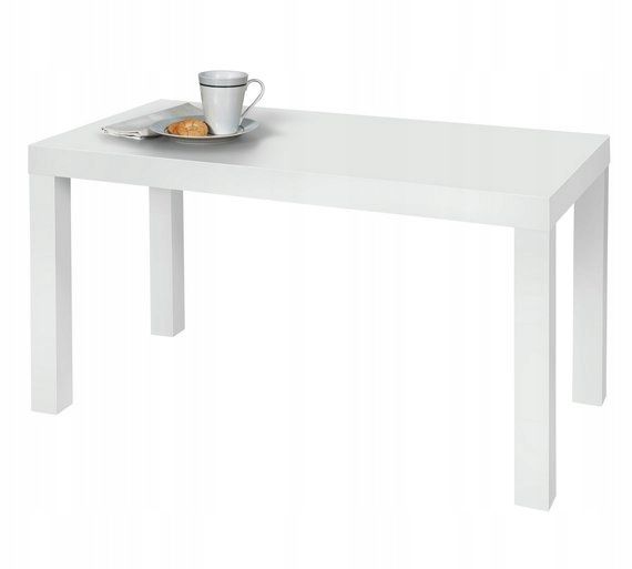 Stolik Ława Ciemny Brąz Efekt Dębu, Czarny Lub Biały z Półką