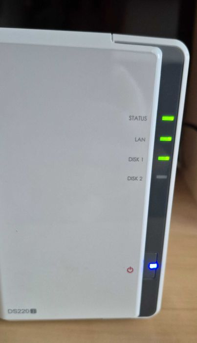 Synology DS220J dysk sieciowy NAS  1Gb z dyskiem 1TB