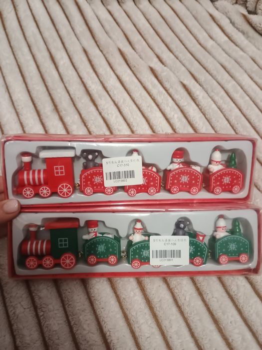 Поїзд різдвяний, потяг, новорічна іграшка, різдвяна ,різдвяний потяг