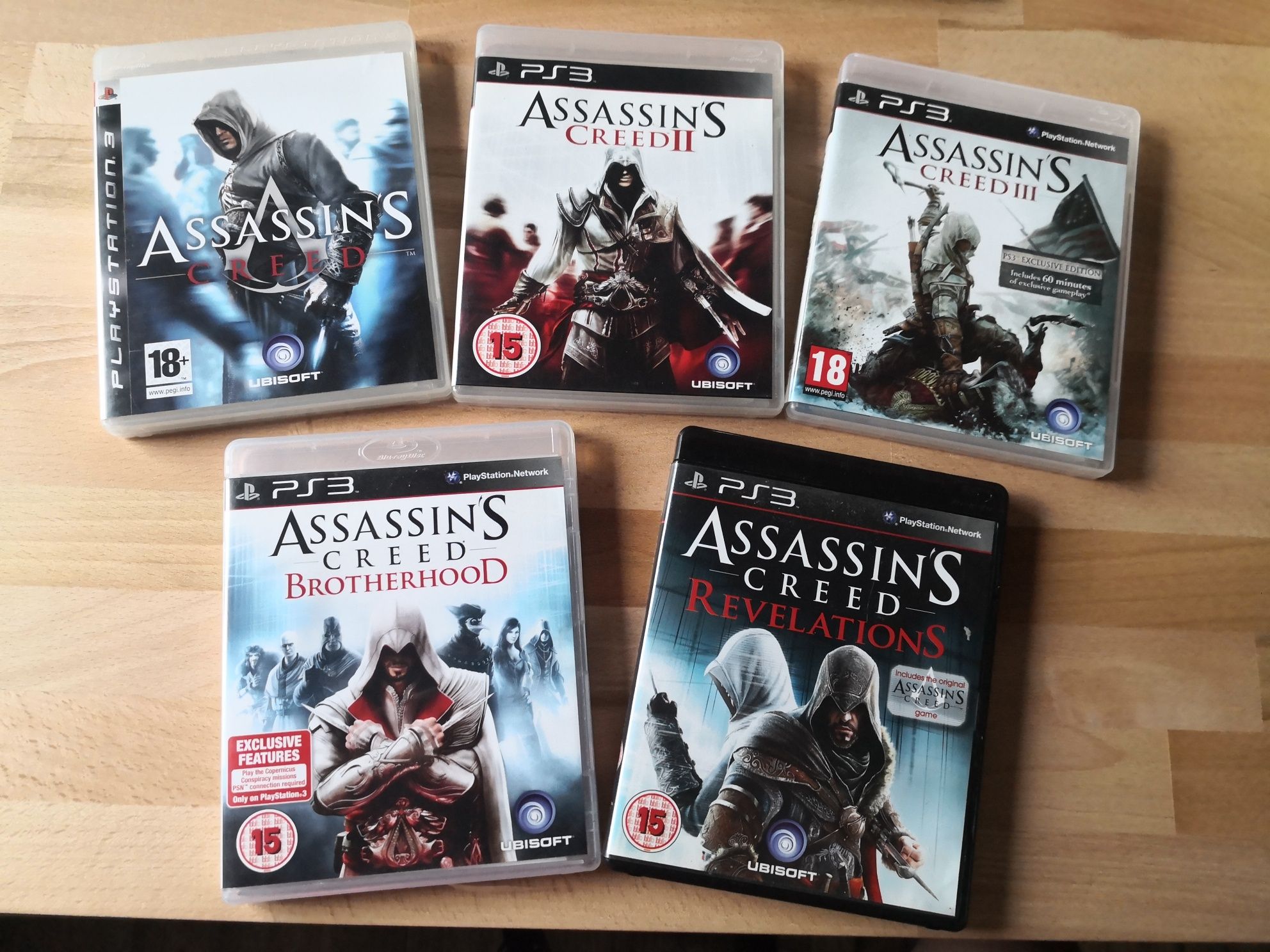 Gry Assassin's creed na PS3 5 płyt