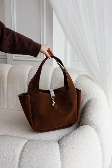 Сумка YSL Yves Saint Laurent Le 5 A 7 шоколадна