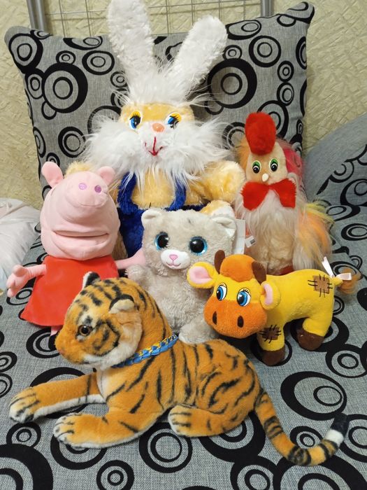 Мягкие   игрушки .