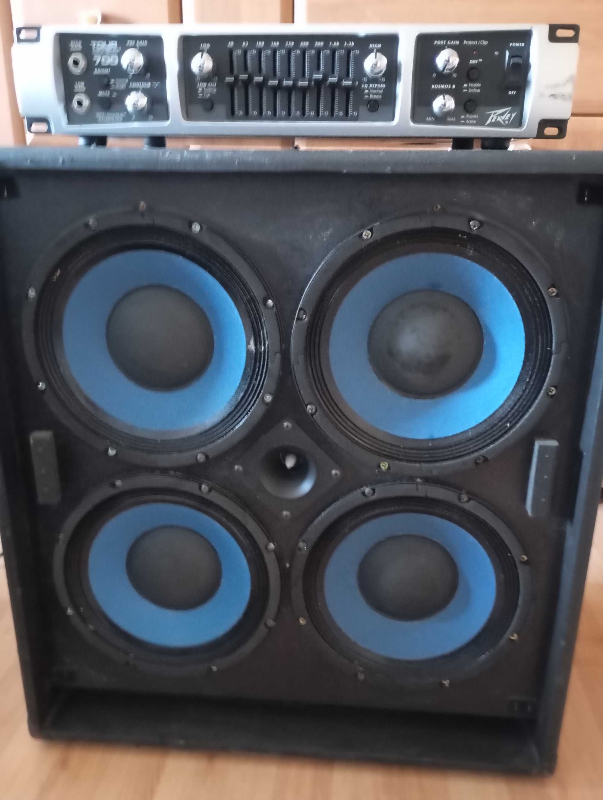Wzmacniacz basowy Peavey Tour 700 + kolumna Ashdown ABM 410H