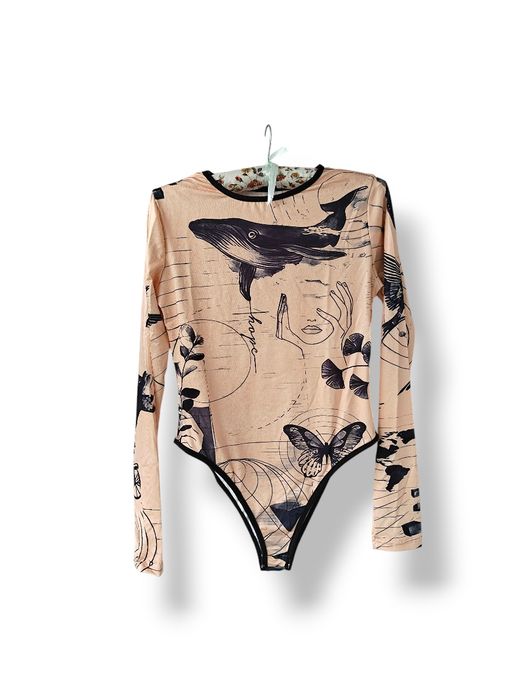 Боді тату принт С-М