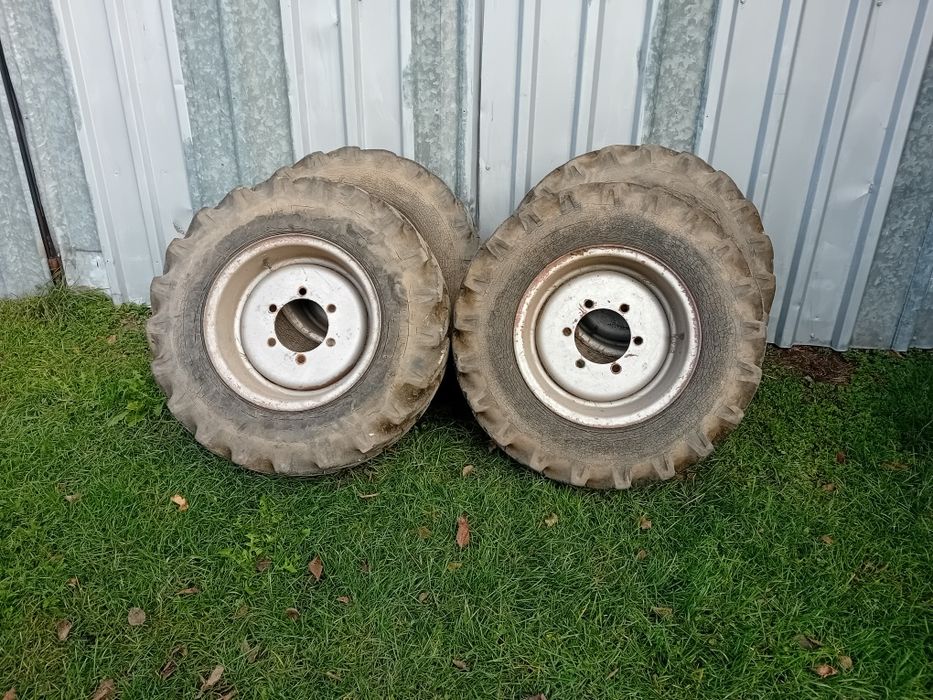 Komplet 4 calych kół do Weidemann, D47,  Warfama z felgami