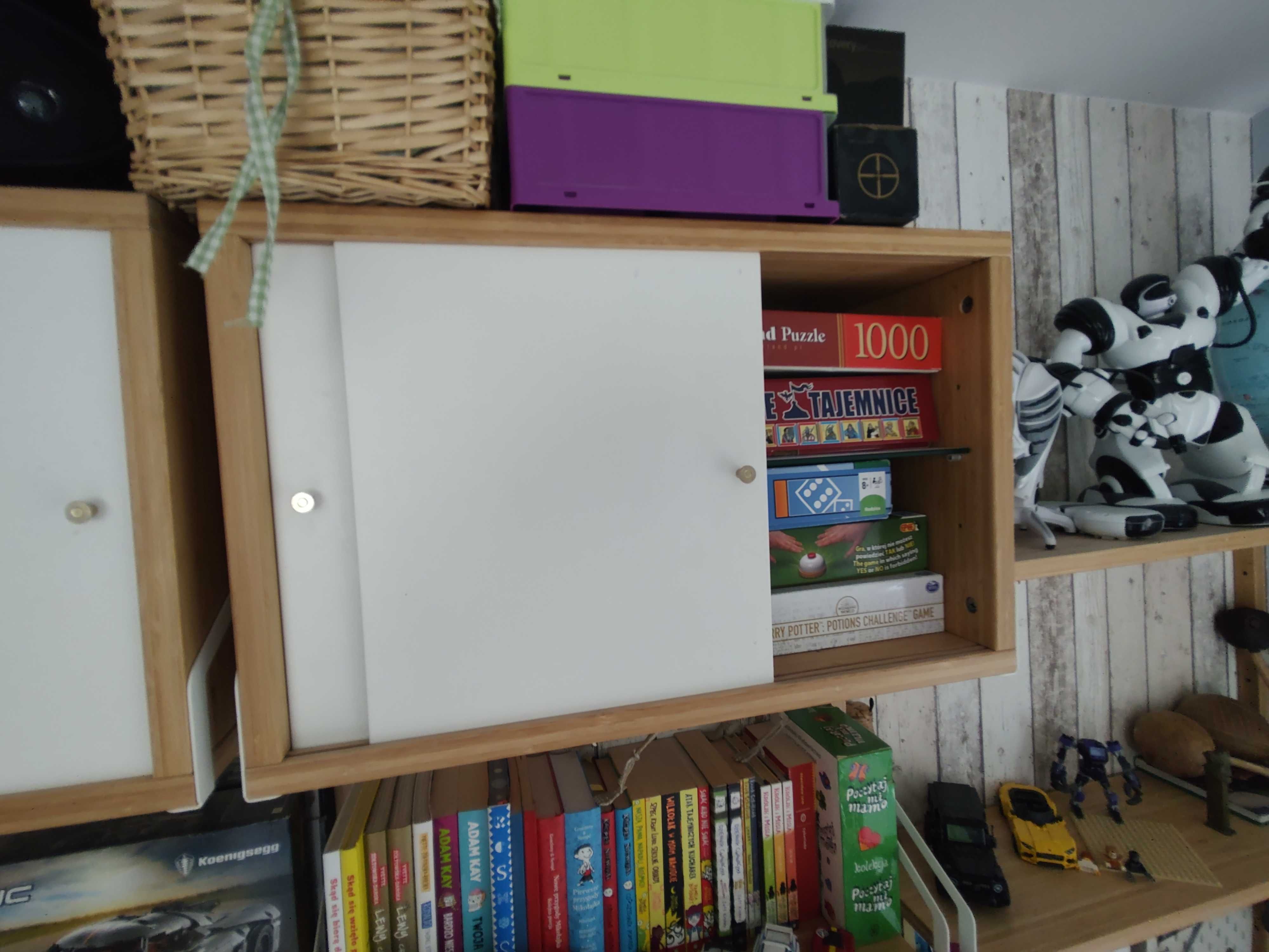 Biurko + zestaw mebli ściennych modułowych Ikea Svalnas