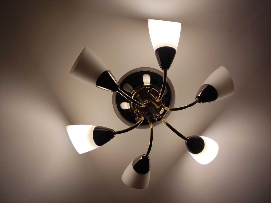 Lampy sufitowa i stojąca komplet