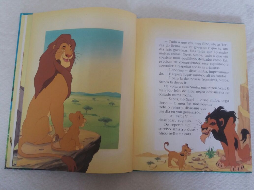 Livro Walt Disney - O Rei Leão (vintage)