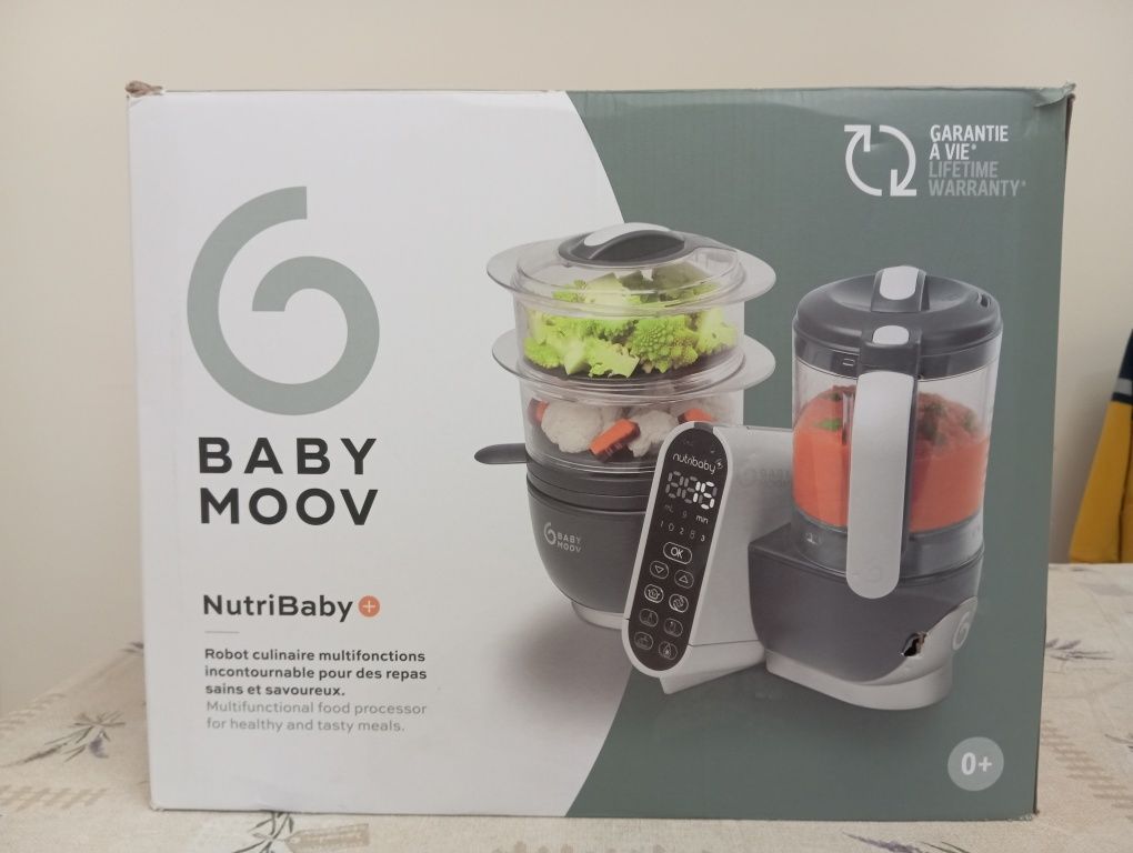 Блендер-пароваркаі Babymoov Nutribaby+ сірий
