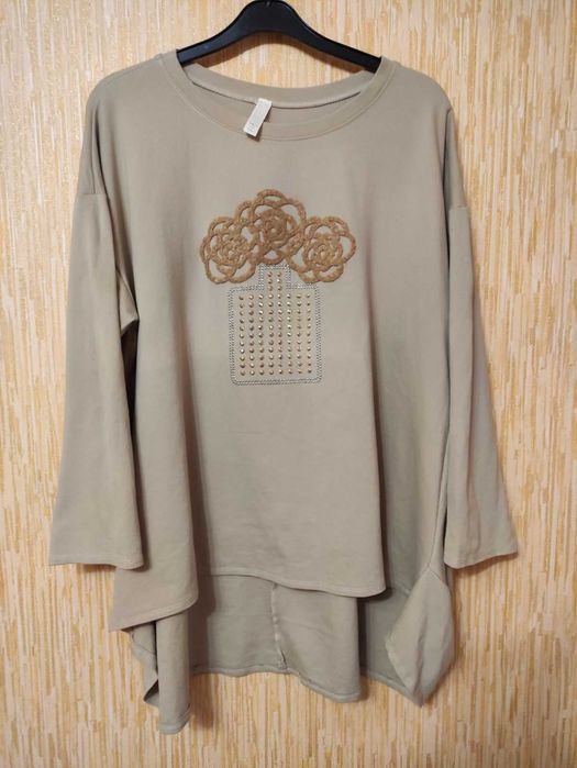 Світшот подовжений туніка жіноча Італія, р.54/ eur 46/2xl