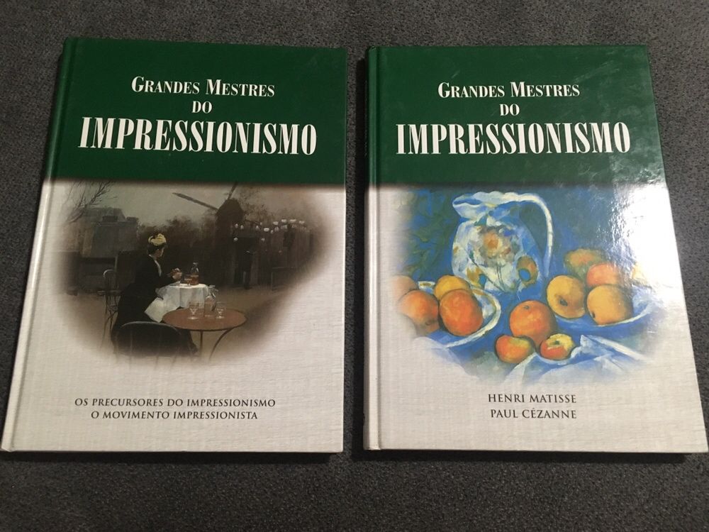 Colecção de 7 livros de pintura "Grandes mestres do impressionismo"