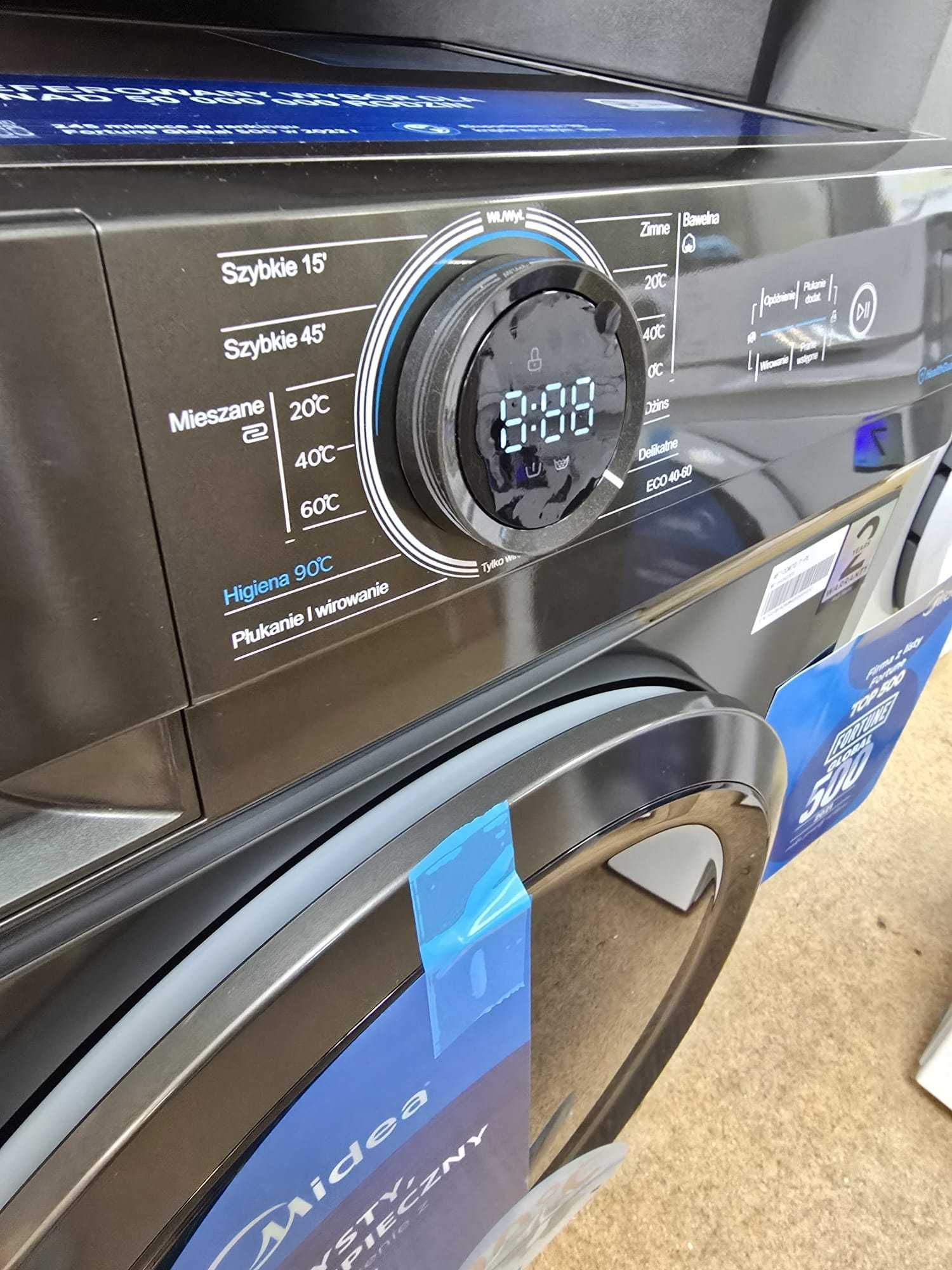 NOWA Midea Pralka Slim MF100W70/T- 1200obr 7 kg srebrna gwar 2 lata S4