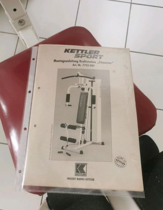 Atlas do cwiczeń Kettler fitmaster jak nowy