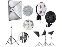 SoftBox СофтБокс студійне світло 50/70 на 4 лампи + стійка 210 см