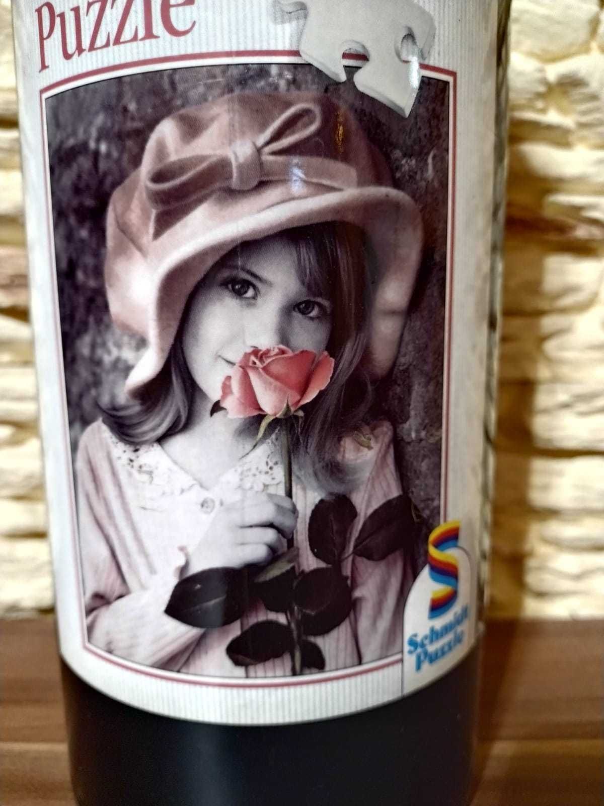 *_* Puzzle Dziewczynka z różą 1000 szt. w butelce