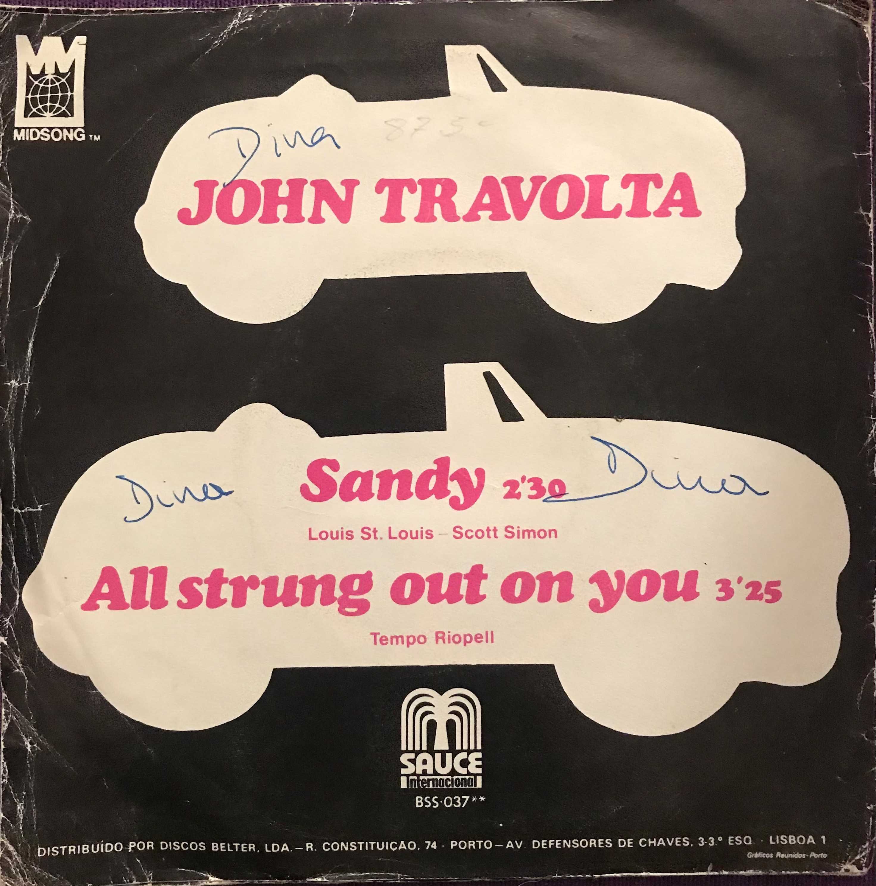 Disco Vinil John Travolta Sandy