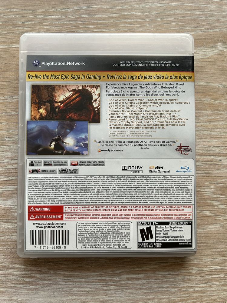 God of War Saga Playstation 3
