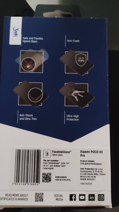 Szkło ochronne do Xiaomi POCO X3 Pro