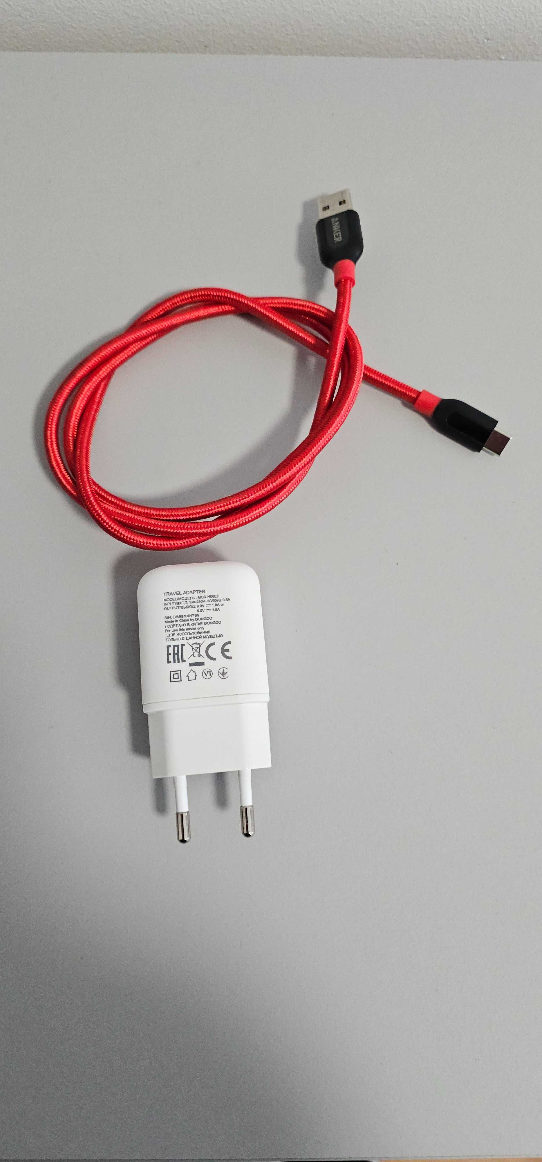 Ładowarka LG QC 3.0 1xUSB-A + kabel 0.9m Anker