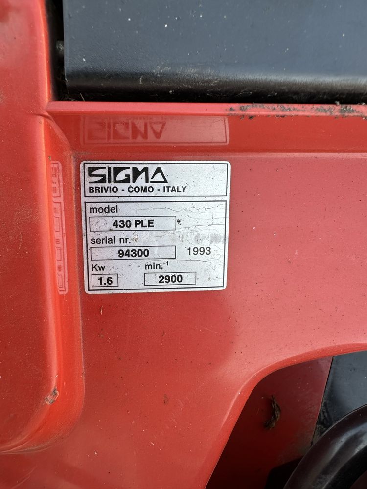 Продам італійську електричну газонокосарку Sigma 1.6. Kw