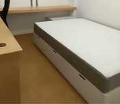 Cama de casal com arumação