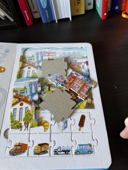 Книга набір пазлів для дітей 2-4роки